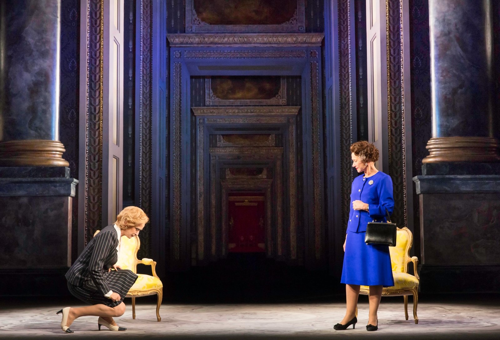 Film backdrop for NT Live 2026: The Audience