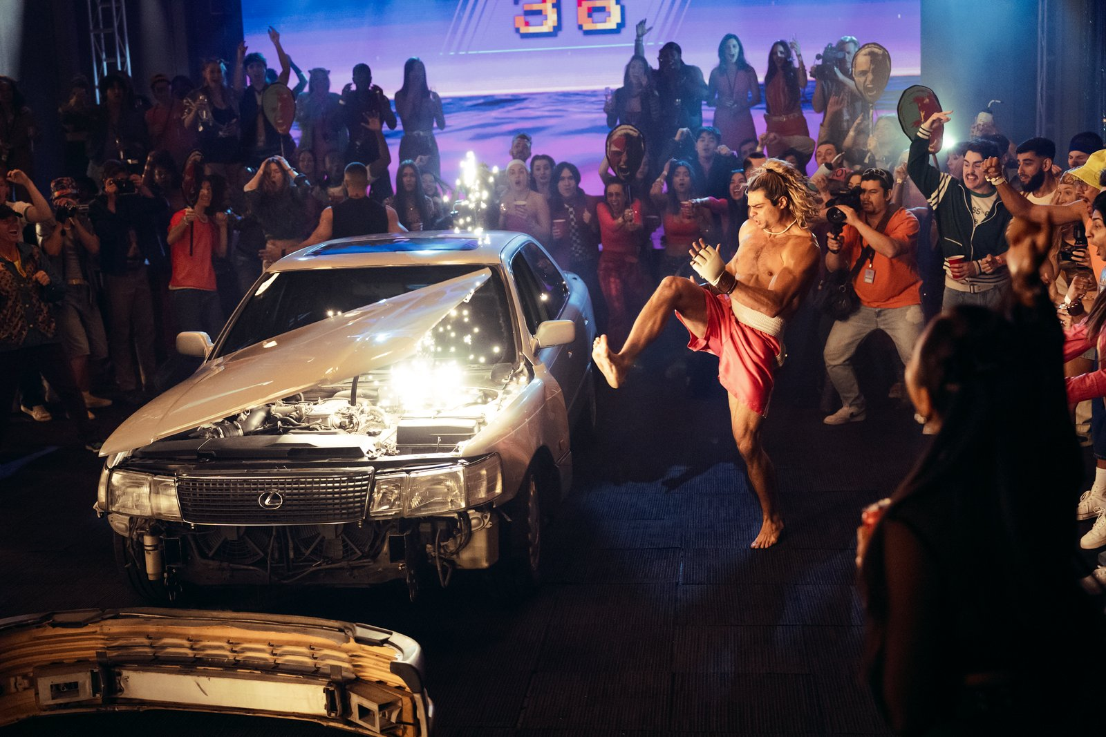 Film backdrop for Street Fighter