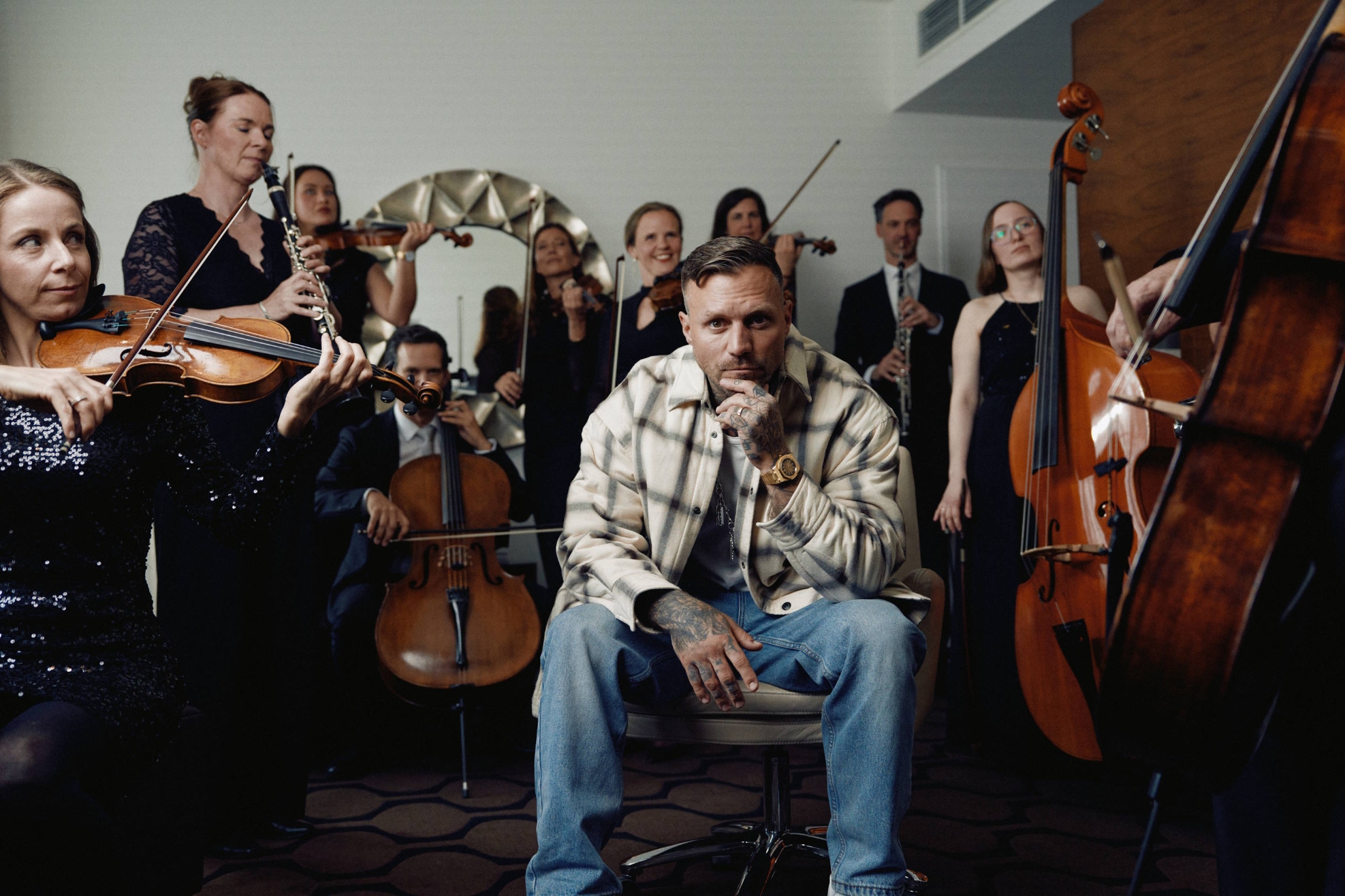 Film backdrop for Kontra K: Orchestrated - Live from Channel Aid