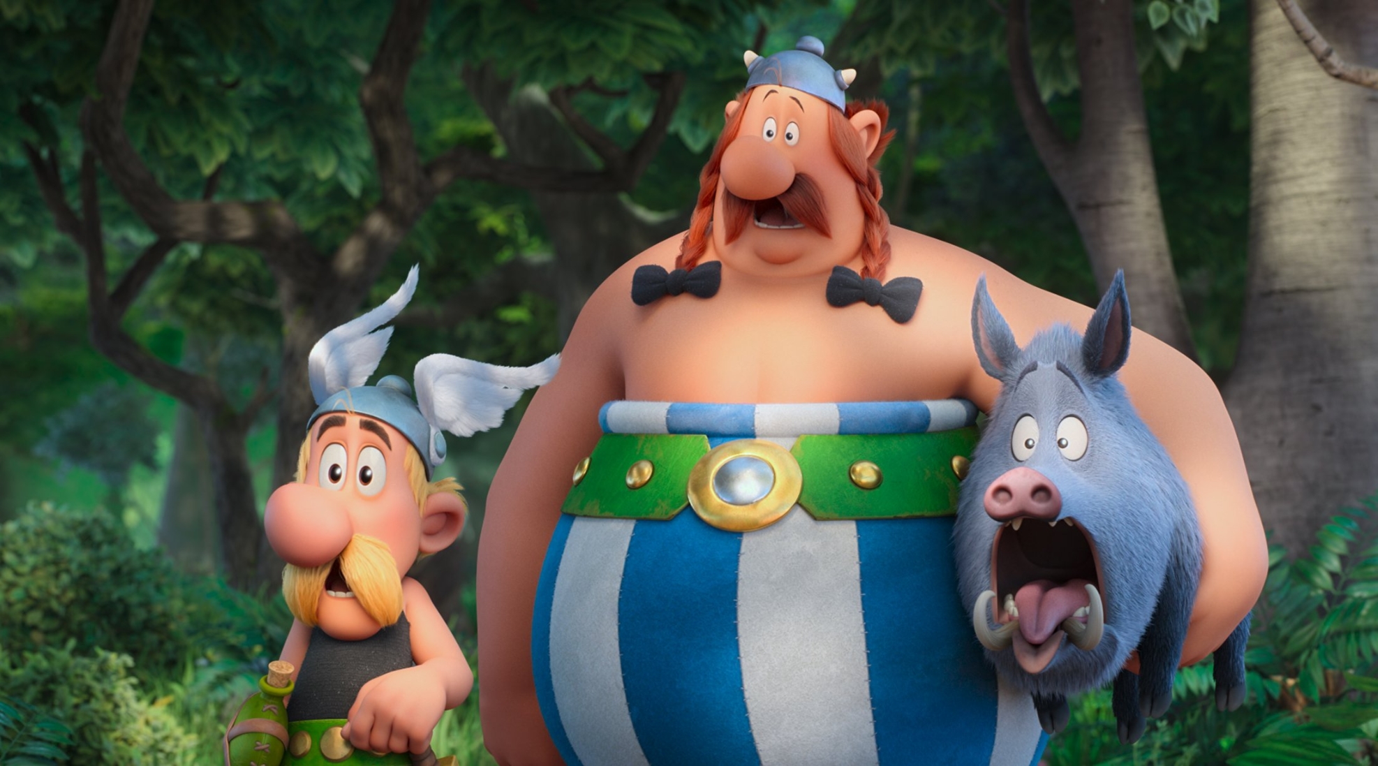 Film backdrop for Asterix und das Königreich Nubien
