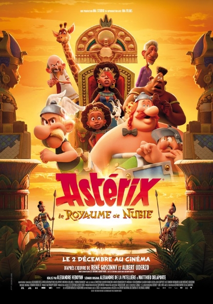 Theatrical poster for Asterix und das Königreich Nubien
